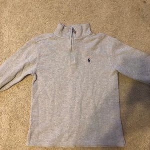 Grey Quarter-Zip Youth Ralph Lauren